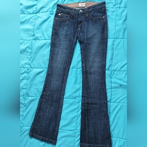Frankie B. Jeans, Size 2, Boot Cut, Back Pocket Detail